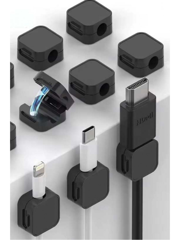 Набор магнитных органайзеров-фиксаторов для кабелей 6 шт. 209281C