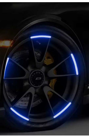 Світловідбиваючі наліпки на диски колес WheelStyner 40 штук 209284C