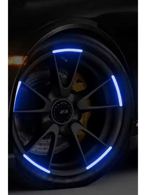 Світловідбиваючі наліпки на диски колес WheelStyner 40 штук 209284C