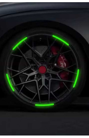 Світловідбиваючі наліпки на диски колес WheelStyner 40 штук 209285C