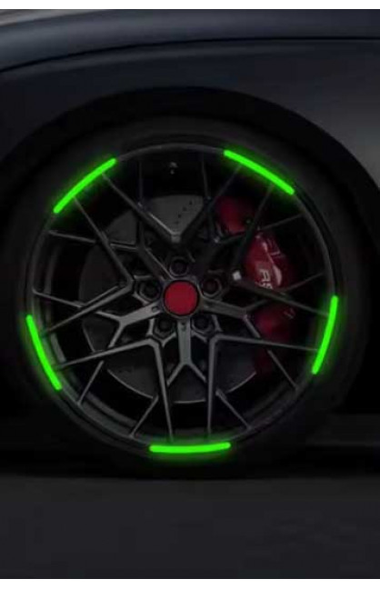 Светоотражающие наклейки на диски колес WheelStyner 40 штук 209285C