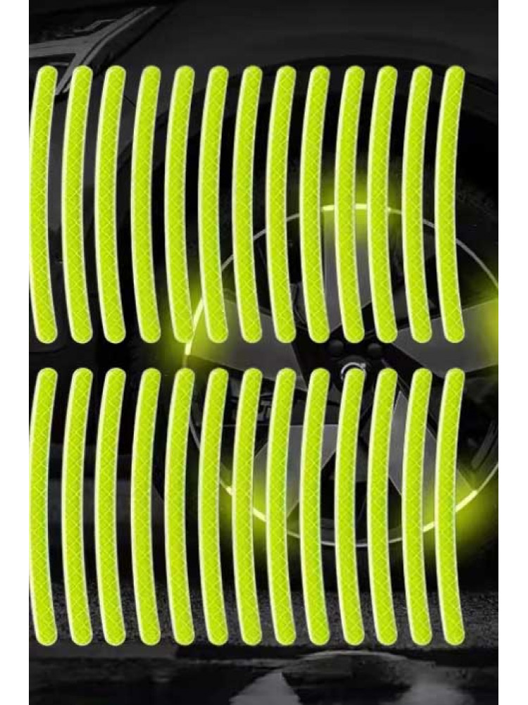 Світловідбиваючі наліпки на диски колес WheelStyner 40 штук 209285C