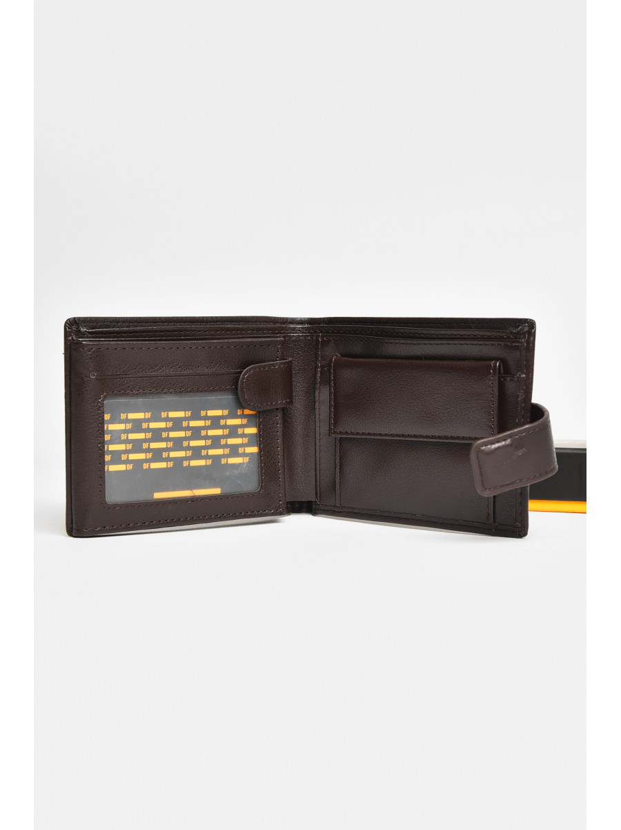 Гаманець чоловічий з екошкіри коричневого кольору 538-а 209288C