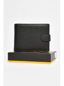 Гаманець чоловічий з екошкіри чорного кольору 538-с 209289C