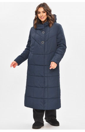 Куртка жіноча єврозима темно-синього кольору 209309C Куртка жіноча єврозима темно-синього кольору 209309C