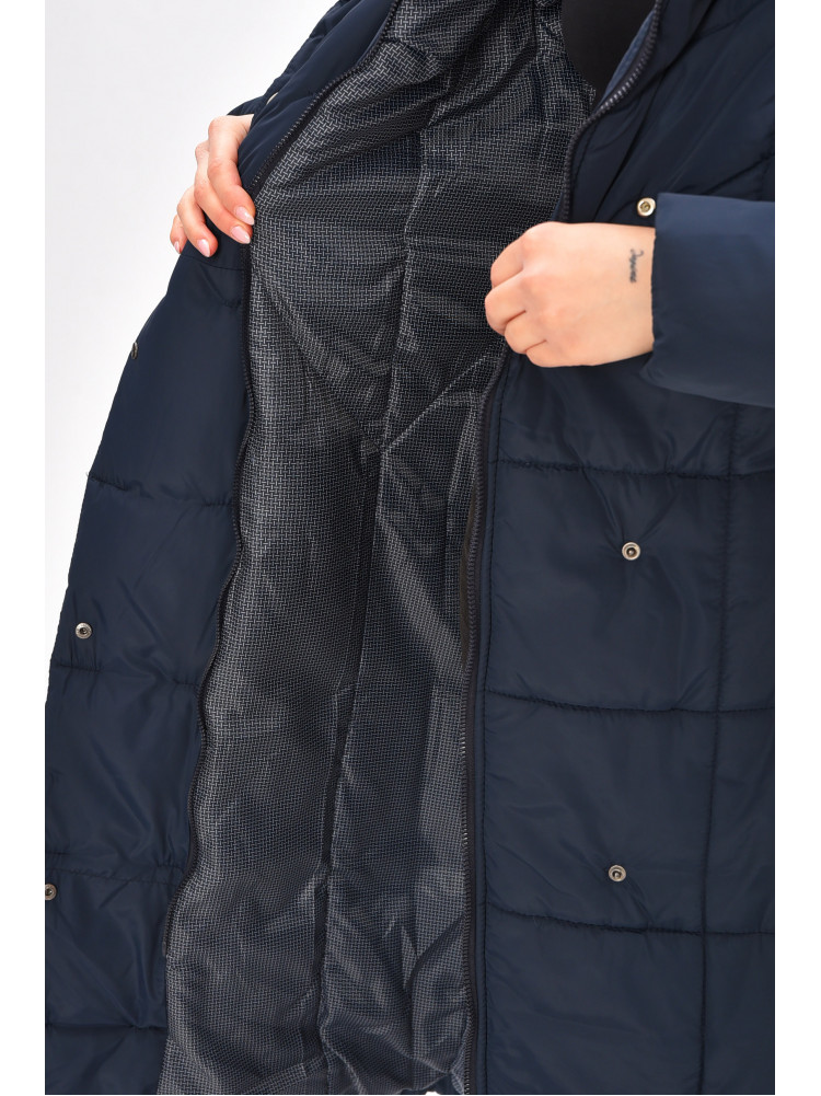 Куртка женская еврозима тёмно-синего цвета 209309C