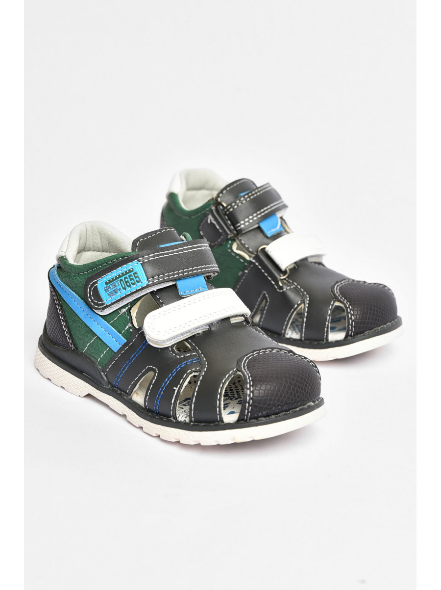 Сандалі дитячі для хлопчика чорного кольору Уцінка 19202-9 209314C