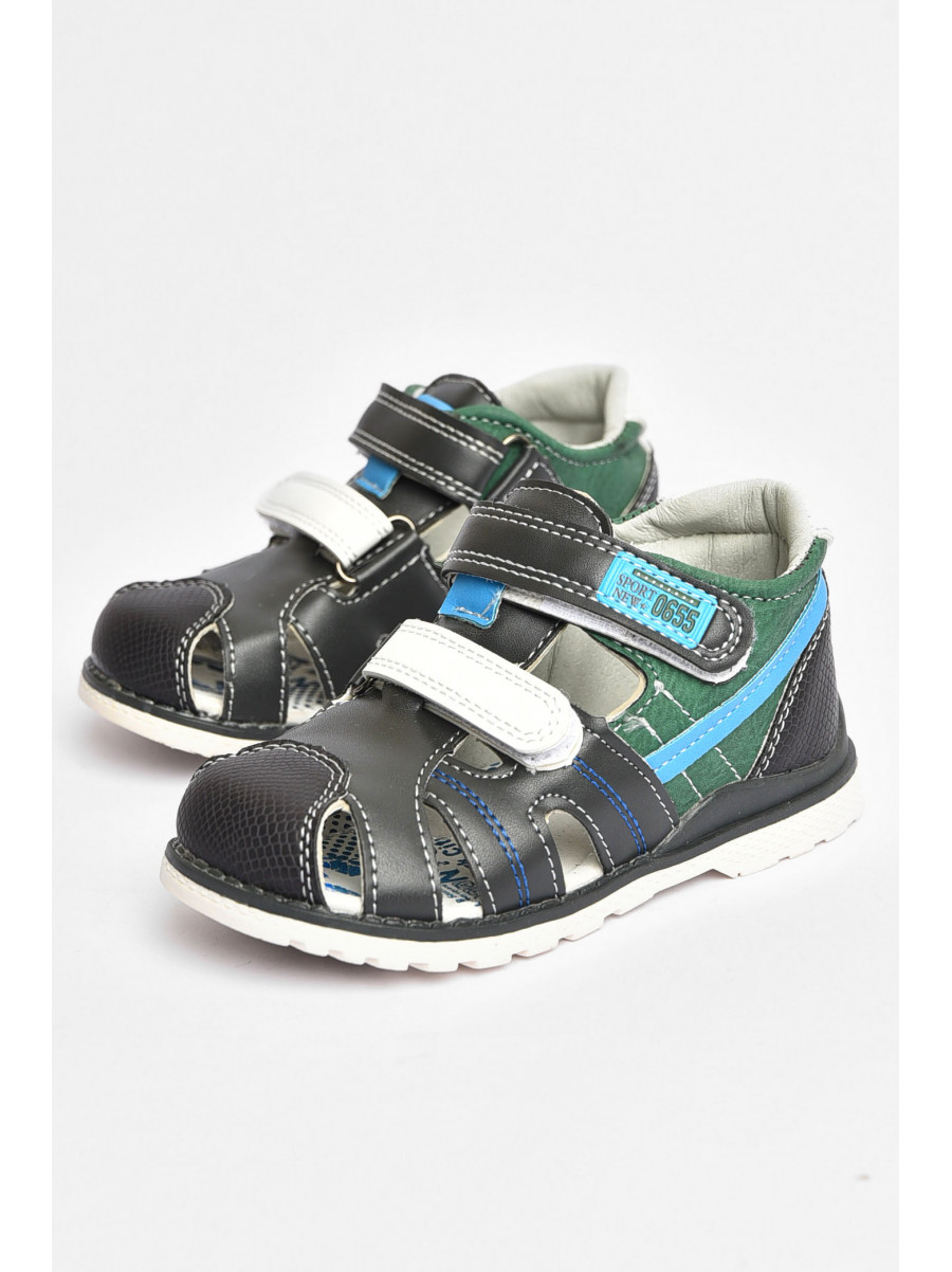 Сандалі дитячі для хлопчика чорного кольору Уцінка 19202-9 209314C