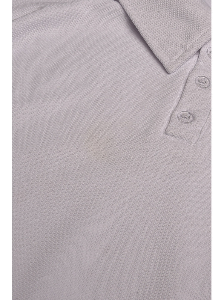 Футболка чоловіча поло білого кольору Уцінка 209315C