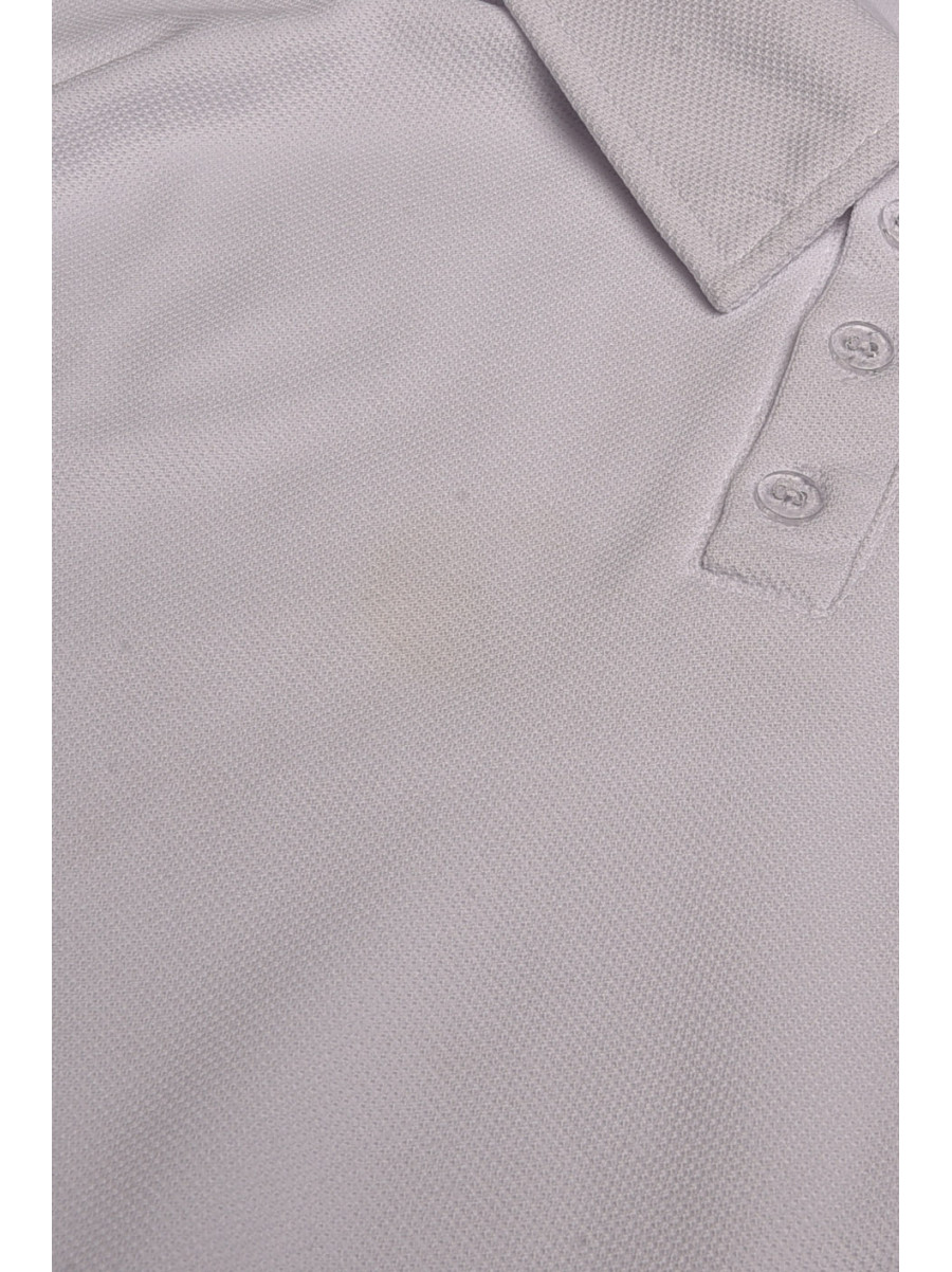 Футболка чоловіча поло білого кольору Уцінка 209315C