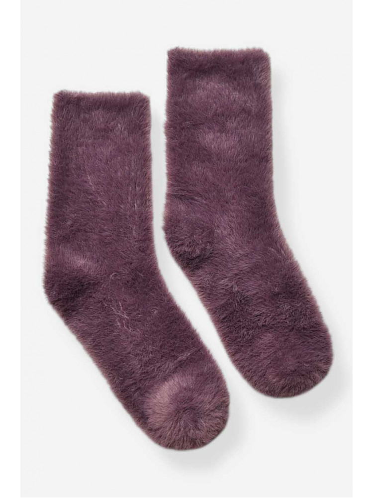 Носки женские норка тёмно-сиреневого цвета с553 209321C