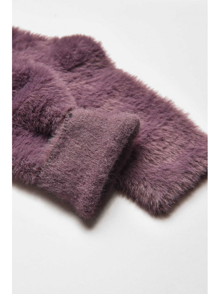 Носки женские норка тёмно-сиреневого цвета с553 209321C