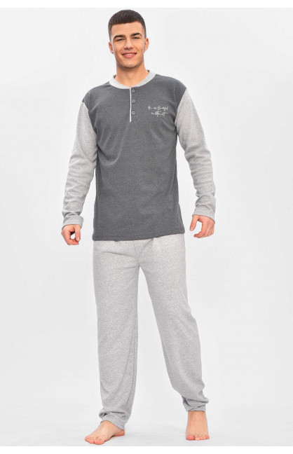 Піжама чоловіча сірого кольору 2437 209322C