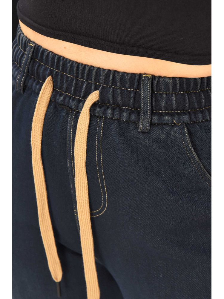 Джинси жіночі однотонні темно-синього кольору А4211-1 209345C