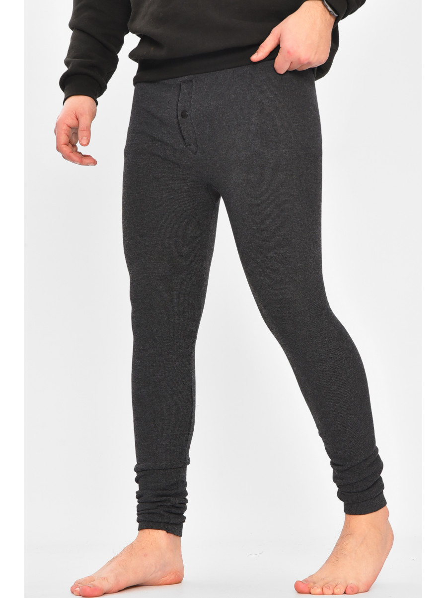 Подштанники мужские утепленные тёмно-серого цвета А905 209350C