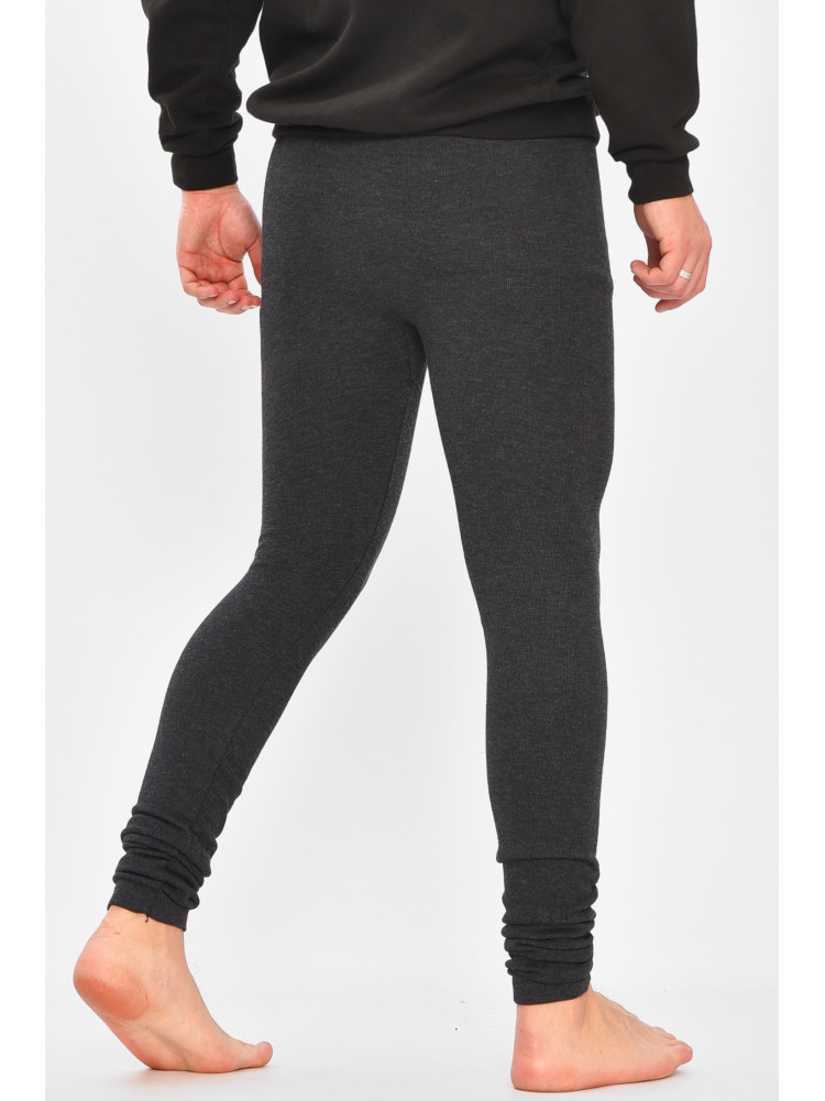 Подштанники мужские утепленные тёмно-серого цвета А905 209350C