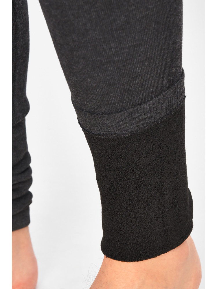 Подштанники мужские утепленные тёмно-серого цвета А905 209350C