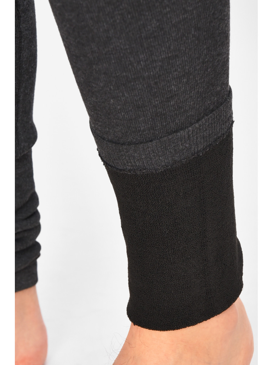 Подштанники мужские утепленные тёмно-серого цвета А905 209350C