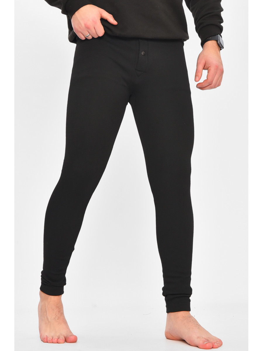 Подштанники мужские утепленные черного цвета А905 209351C