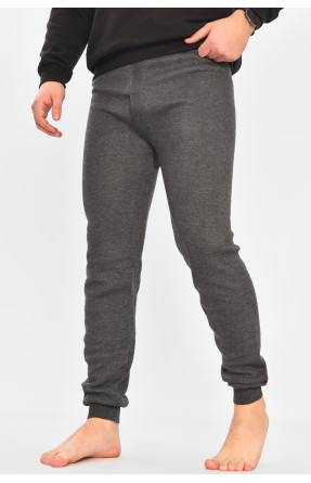Подштанники мужские на флисе тёмно-серого цвета А816 209355C