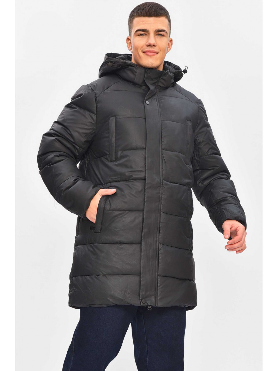 Куртка мужская еврозима чорного цвета H76-10 209360C