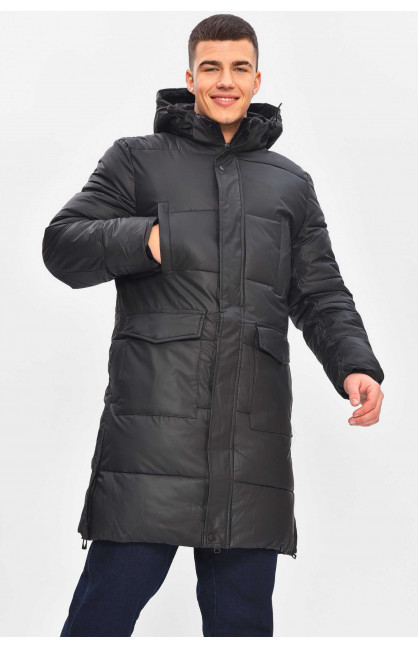 Куртка чоловіча єврозима напівбатальна чорного кольору H76-30 209361C