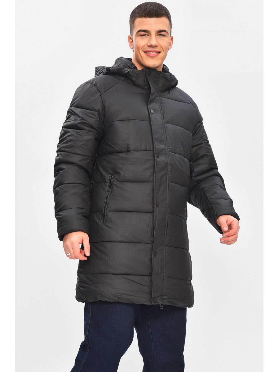 Куртка мужская еврозима чорного цвета H76-15 209362C