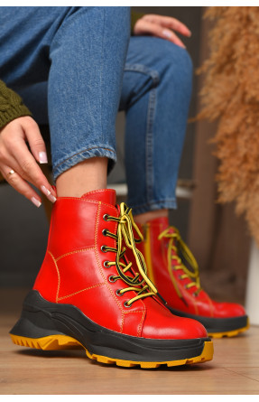 Черевики жіночі демісезонні червоного кольору KL85 В 209369C
