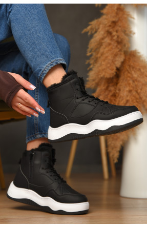 Кросівки зимові жіночі чорного кольору К961 209374C