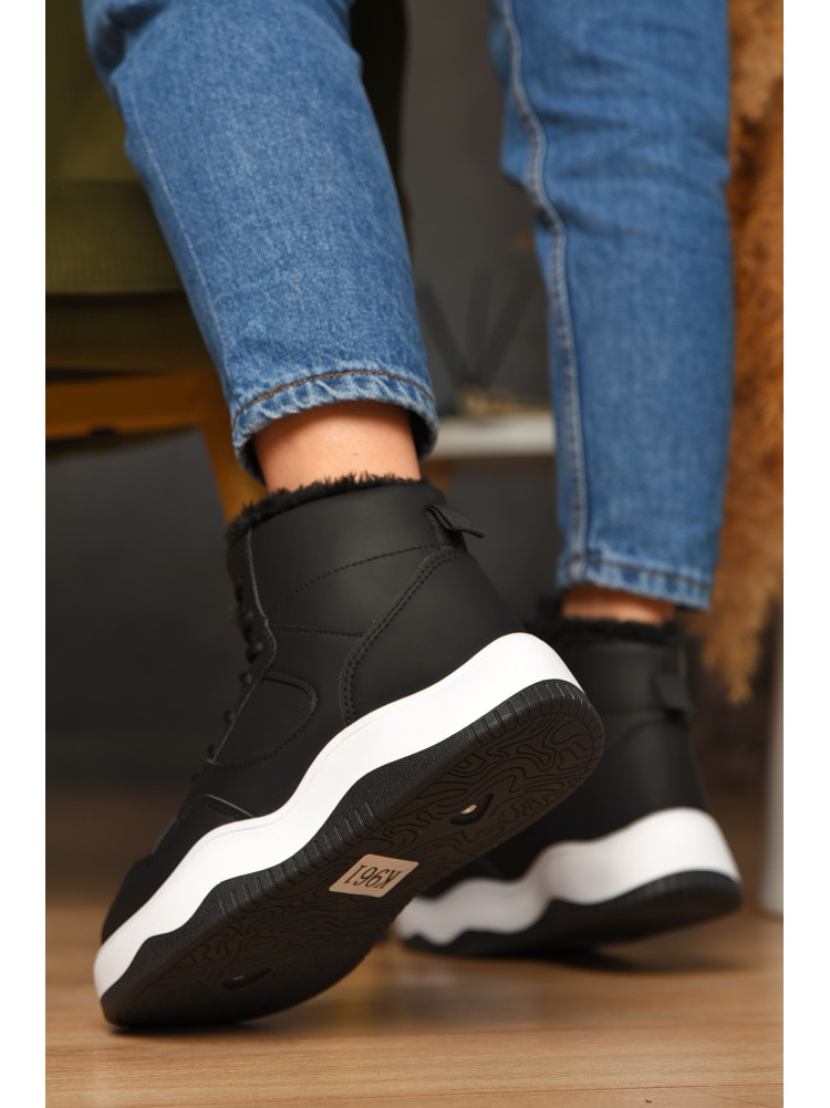 Кросівки зимові жіночі чорного кольору К961 209374C