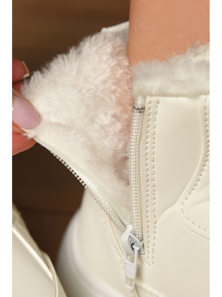 Кросівки зимові жіночі білого кольору К961-1 209376C