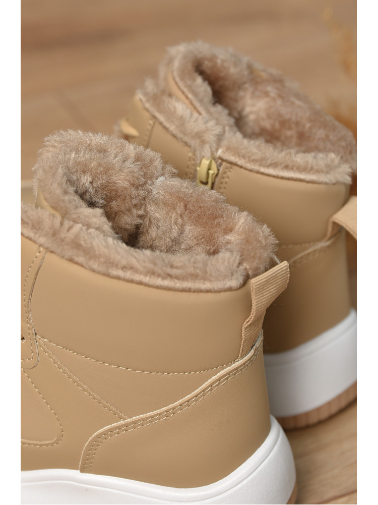 Кросівки зимові жіночі бежевого кольору К961-2 209380C