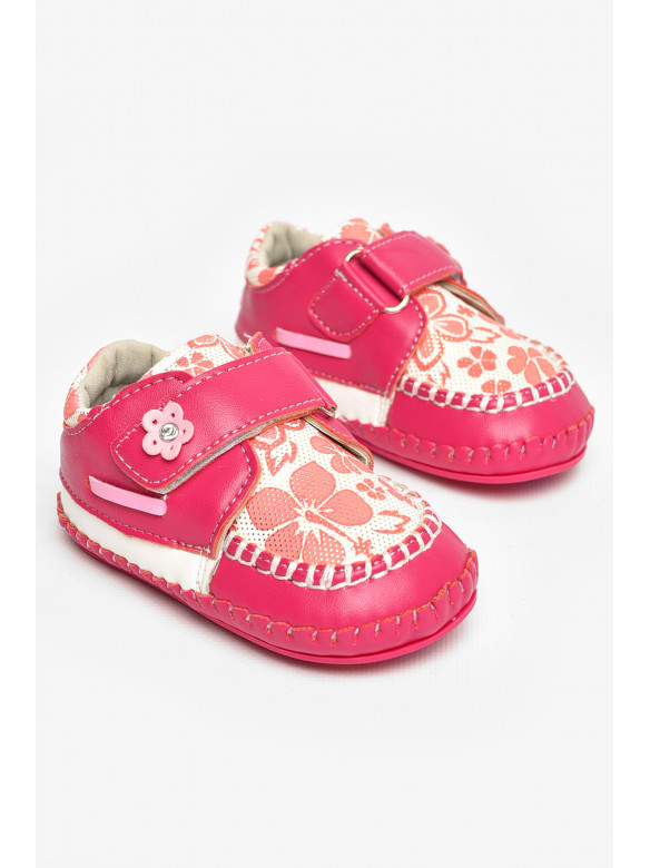 Мокасины детские для девочки розового цвета 1023-5 209389C