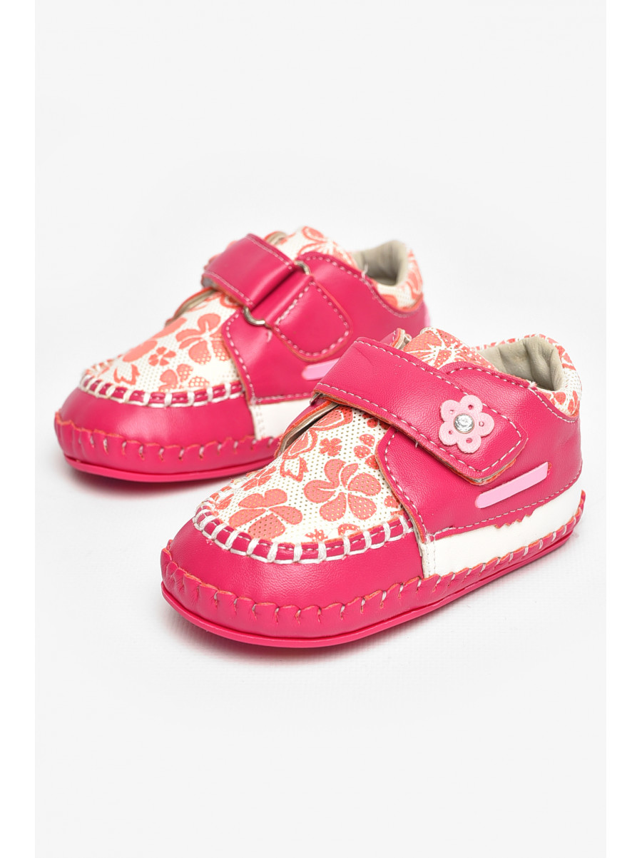 Мокасины детские для девочки розового цвета 1023-5 209389C