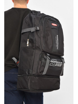 Рюкзак чоловічий текстильний чорного кольору 182 209392C