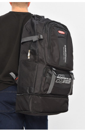 Рюкзак мужской текстильный черного цвета 182 209392C