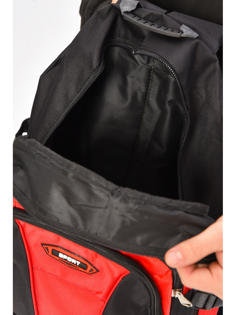 Рюкзак мужской текстильный черного цвета 182 209393C