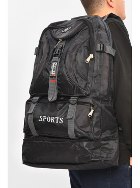 Рюкзак чоловічий текстильний чорного кольору 119-7 209396C