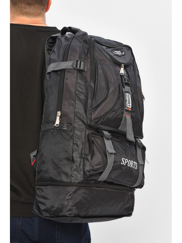 Рюкзак чоловічий текстильний чорного кольору 119-7 209396C