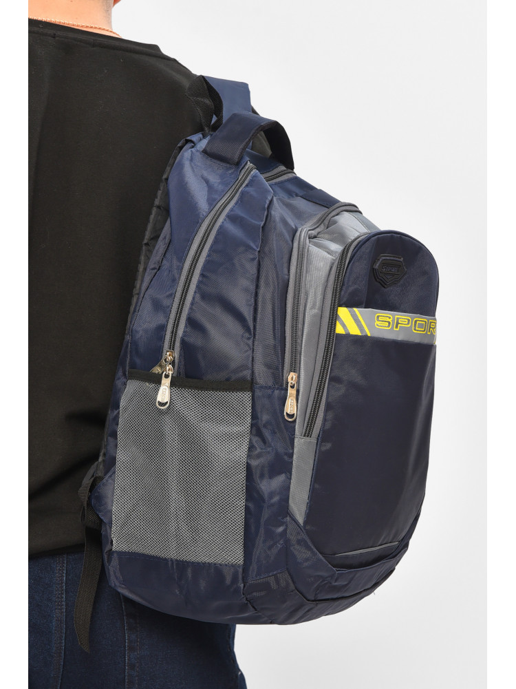 Рюкзак чоловічий спортивний темно-синього кольору 209399C