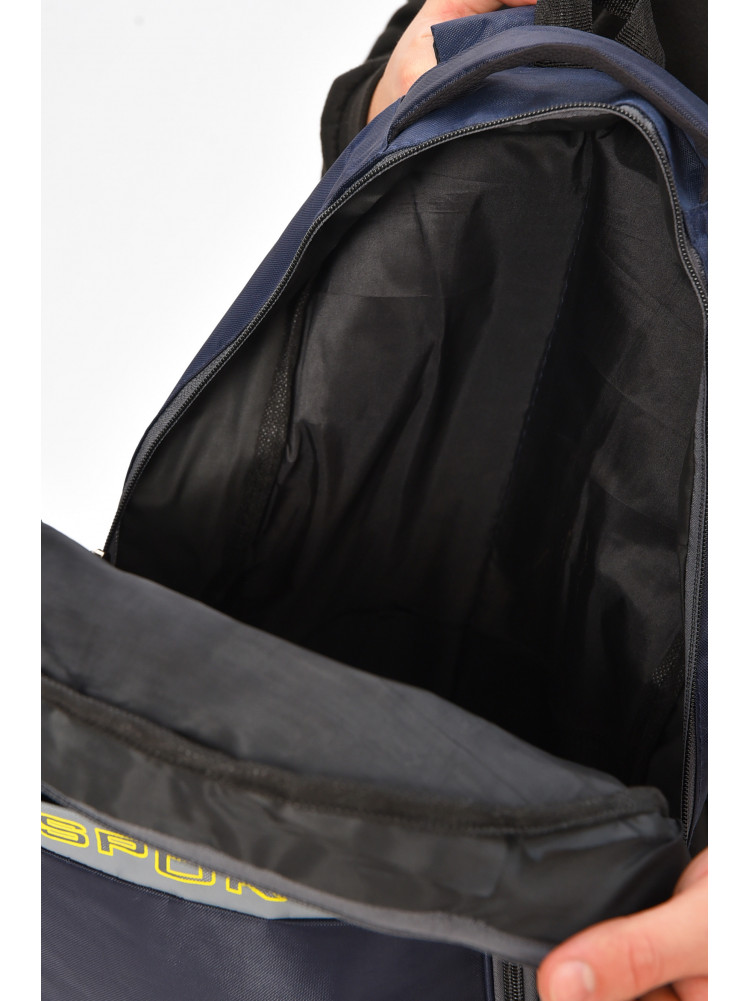 Рюкзак чоловічий спортивний темно-синього кольору 209399C