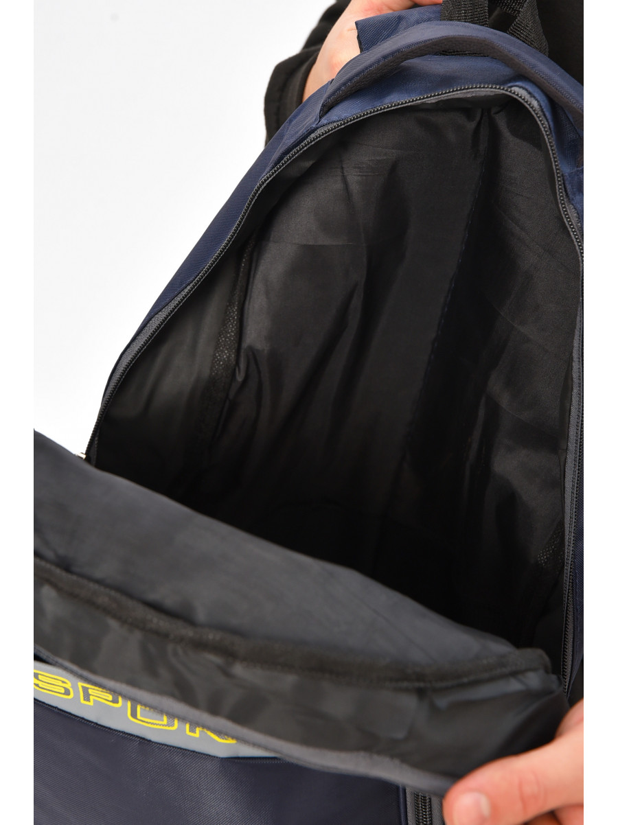 Рюкзак чоловічий спортивний темно-синього кольору 209399C