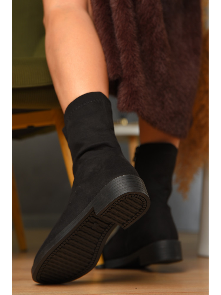 Ботинки женские демисезонные черного цвета 537-1-1 209405C