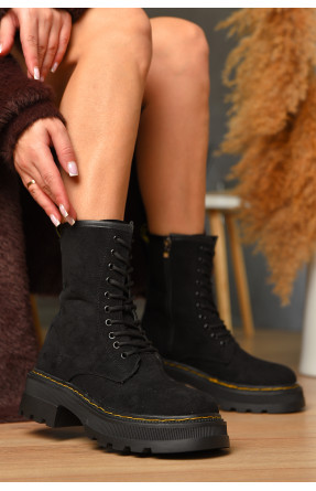 Ботинки женские демисезонные черного цвета н3-2 209406C