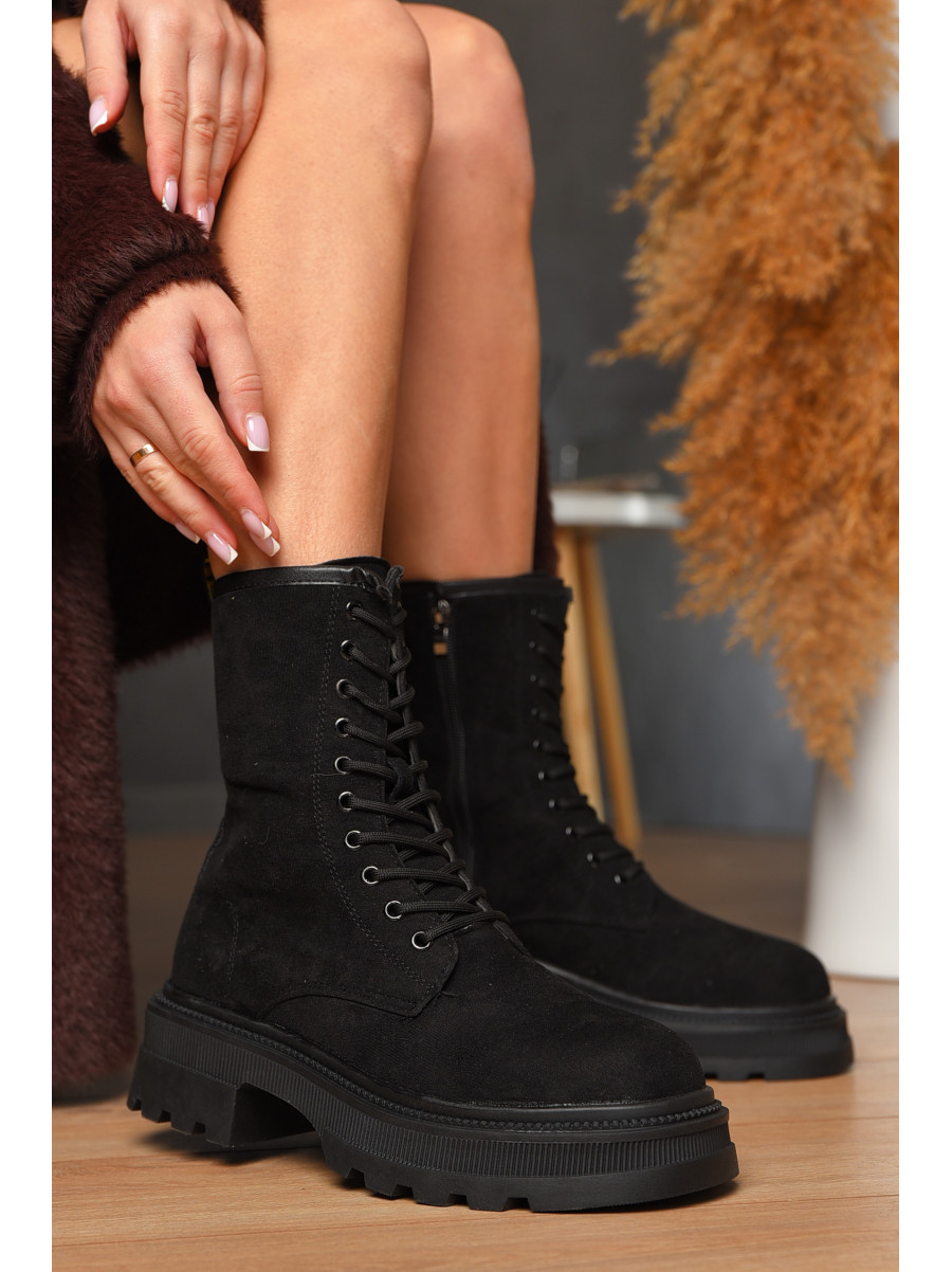 Черевики жіночі демісезонні чорного кольору н3-2 209407C