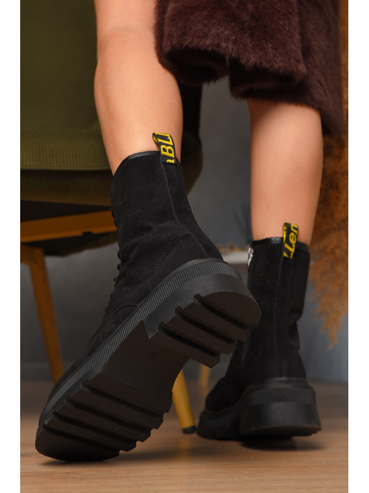 Черевики жіночі демісезонні чорного кольору н3-2 209407C