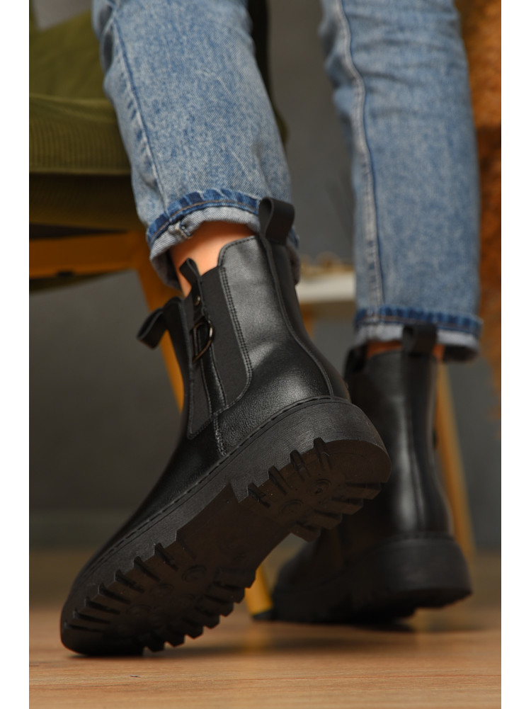Ботинки женские демисезонные черного цвета 025-13 209409C