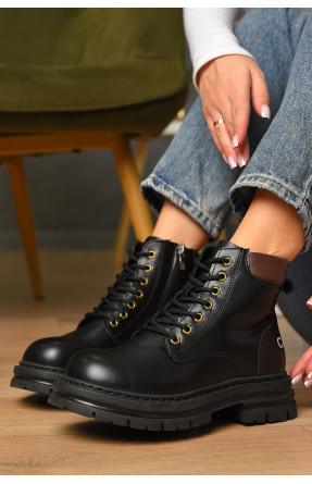 Ботинки женские демисезонные черного цвета 025-36 209411C