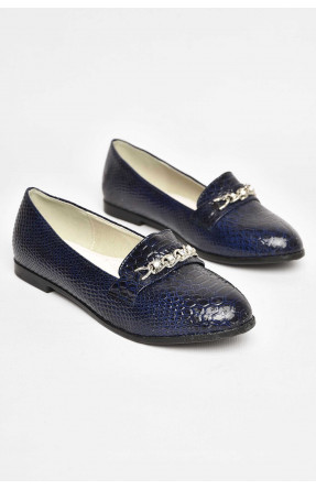 Балетки для дівчинки темно-синього кольору 207-7 209412C