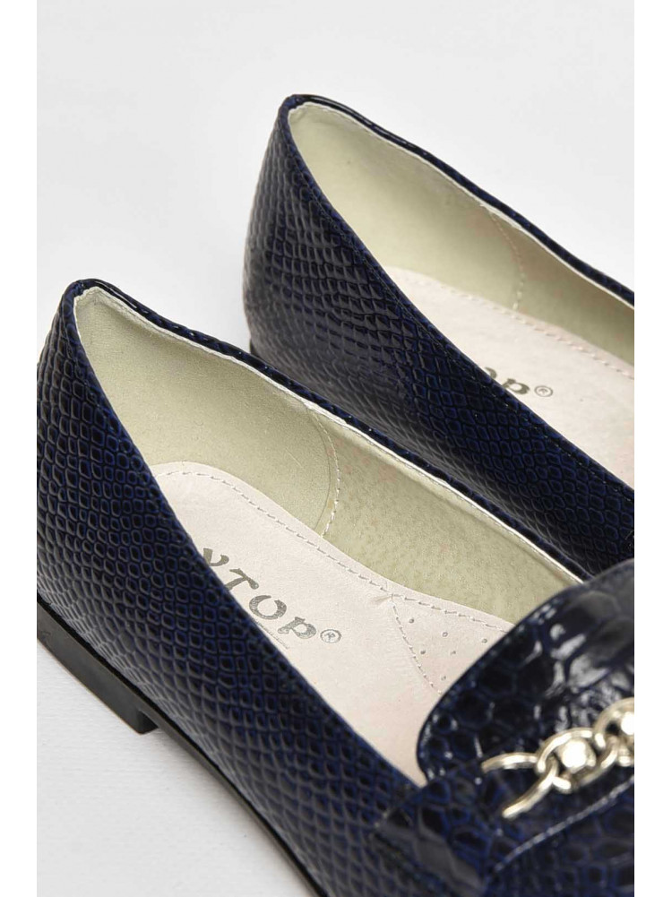 Балетки для дівчинки темно-синього кольору 207-7 209412C